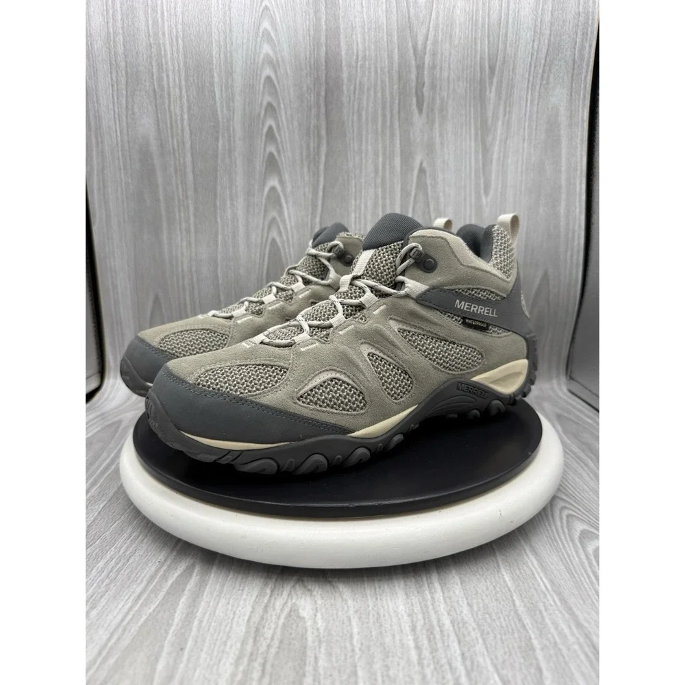 Merrell Yokota 2 Mid Mens Size 11.5 Fog Gray Waterproof Hiking Boots J037959 NEW